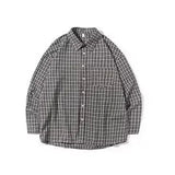AIDASE  -  Japanese Vintage Plaid Long Sleeve Shirt Men's New Loose Fit Versatile Casual Youth Jacket Autumn Spring Season Ready-To-Wear aidase-shop