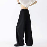 AIDASE  -  American Style Mem's Pants High Street Curved Knife Trousers Summer Fashion Casual Loose Handsome Menswear Tide aidase-shop