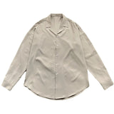 Aidase Apricot Black White Shirt Men Fashion Social Men Dress Shirt Korean Loose Casual Long-sleeved Shirts Men Formal Shirt M-3XL aidase-shop
