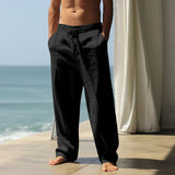 AIDASE  -  Europe and America Autumn Men's Hip Hop Breathable Cotton and Linen Loose Casual Sports Pants aidase-shop
