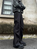 AIDASE  -  Naples Men's Pleated Casual Pants Summer Drapey High Waist Loose Feel Straight Leg Faionable Casual Trousers aidase-shop