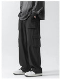 AIDASE  -  Autumn Fashion Brand Korean Edition American Wide Leg Workwear Pants Loose and Handsome Straight Leg Versatile Casual Pants aidase-shop
