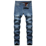 AIDASE  -  Autumn and Winter Fleece Style, Youth Casual Stretch Jeans, Winter Trendy Warm Pants, Combining Fashion and Warmth aidase-shop