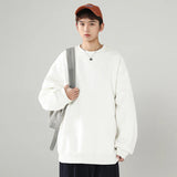 AIDASE  -  Light ey Heavyweight round Ne Hoodie for Men Trendy Brand Cool Base Layer irt Cleanfit Overhead Jaet Autumn Wear aidase-shop