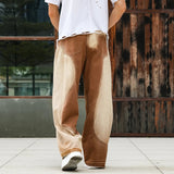 AIDASE  -  Men Color-coded Straight Simple Basic Floor Length Casual Jeans Pants Four Seasons American Style Male Denim Trousers Clothes aidase-shop