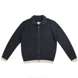 Aidase Two-way Zipper High Collar Cardigan Imitation Wool Jacket Korean Version 2024 Winter Trendy Knitted Sweater Aesthetic aidase-shop