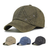AIDASE  -  Four Seasons Washed Cotton Baseball Cap Men Women Casual Vintage Dad Hat Adjustable Trucker Style Low Profile Outdoor