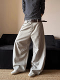 AIDASE  -  American Retro Striped Wide Leg Pants ex Cleanfit High Street Casual Versatile Loose Fit Couple's Trendy Leisure Trousers aidase-shop