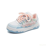 AIDASE  -  New women's leisure comfortable sports shoes fashionable versatile round toe lace up color blocked women flat shoes aidase-shop
