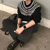 AIDASE  -  Autumn Winter Casual Mens Jumper Tops Knitting Long Sleeve Crew Neck Sweaters For Men Daily Leisure Slim Knitted Sweater aidase-shop