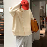 Aidase Winter Clothing Men's Luxury Knitted Jacquard Turtleneck Cardigan Sweatercoat Long Sleeve Casual Buttons Solid Color Coat aidase-shop