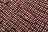 Aidase Retro Plaid Jacket Mens Spliced Pocket Retro Streetwear Autumn Winter Loose Long Sleeve Lapel Outerwear Men aidase-shop