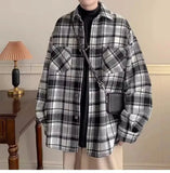 AIDASE  -  Casual sports fashion spring and autumn Japanese and Korean lapel jacket autumn boys woolen internet celebrity couple jacket aidase-shop