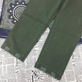 AIDASE  -  Pure Cotton Casual American Retro Faded Cleanfit Slim Fit Khaki een Work Pants Long Trousers Men Straight Cut Regular aidase-shop