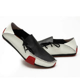 AIDASE  -  Size 47 Italian Soft Men Loafers Handmade Moccasins Men Shoes Leather Casual Breathable Slip on Boat Shoes Zapatos Hombre aidase-shop