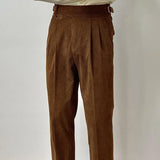 95.2Aidase Office-trousers Men Dress Pants Autumn Winter Men Corduroy Suit Pant Casual British High Waist Pants Trousers Pantalones Hombre aidase-shop