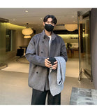 AIDASE  -  Fall and Winter New High-neck Wool Jacket, Thickened and Warm Solid Color Men's Coat, Stylish and Versatile Windproof Coat. aidase-shop