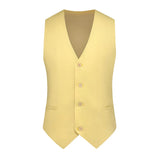 AIDASE  -  Foreign Trade Men's Clothing Men's Slim Fit Solid Color Fashionable Suit Casual Vest Trend Korean Version Vest Versatile