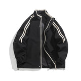 Aidase Solid Color Baseball Jacket Men Casual Stand Collar Bomber Jackets Spring Autumn New Baseball Collar Jacket Casual Zipper Jacket aidase-shop