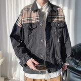 AIDASE  -  Stylish Casual Spring Autumn Denim Jacket for Men Trendy Versatile Korean Version Jacket Loose Fit Casual Wear aidase-shop