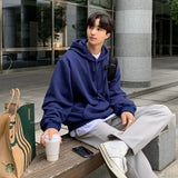 Aidase Autumn Pocket Hoodies Men Oversize Fashion Hooded Sweatshirt Men Street wear Korean Loose Pullover Hoodies Men Hoodie M-2XL aidase-shop