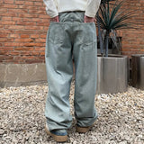 AIDASE  -  Vintage Dirty Jeans Men Streetwear Fashion Hip Hop Loose Casual Wide Leg Denim Baggy Jeans Pants Cityboy Y2k Jeans Trousers aidase-shop