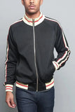 AIDASE  -  New Hot Sale Of The Season Men's Casual Sportswear Stripe Baseball Jacket Autumn Winter Open Cardigan Sweatshirt Loose Fit Comfo aidase-shop