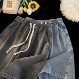 Aidase Summer New Men Shorts Solid Color Casual Shorts Sport Basketball Short Pants Classic Fit Drawstring Workout aidase-shop