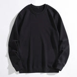 AIDASE  -  New Spring Autumn 100% Cotton Sweatshirt Men Pullover O Neck Tees Streetwear Couple Hoodies Sweatshirts Tops Mens Clothing aidase-shop