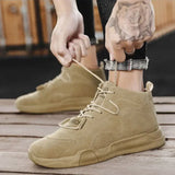 Aidase Non Slip Work Man Shoes Industrial Safety Boots for Men Lace Up Retro Vintage High Quality New Cheap Size 44 Fashion Footwear 45 aidase-shop