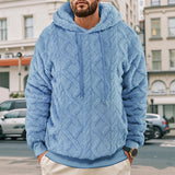 AIDASE  -  Vintage Fashion Long Sleeve Wool Loose Hooded Sweatshirts Men Drawstring Hoodie Autumn Winter Casual Fleece Hoodies Mens Outdoor aidase-shop