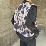 Trend Men's Jackets Vest Personality Dual Face Casual Tank Tops Fashionable Jacquard Versatile Waistcoat New Autumn aidase-shop
