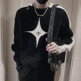Aidase Fashion O-Neck All-match Spliced Zipper Sweaters Men's Clothing 2024 Autumn Winter New Loose Korean Pullovers Young Style Tops aidase-shop
