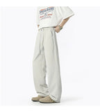 AIDASE  -  American Sle Slim Fit Knife  Pants Men Summer New Loose Large Size Drapey Wide Leg Floor Length Casual Trousers aidase-shop