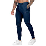 AIDASE  -  Spring Autumn Male Solid Color Slim Cargo Pants Homme Casual Fashion Simple All-match Pencil Trousers Sweatpants Men's Clothing aidase-shop