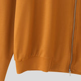 AIDASE  -  Men Sweatshirts Solid Color Lapel Long Sleeve Zipper Male Hoodies Cardigan Streetwear Autumn 2025 Casual Male Outerwear aidase-shop