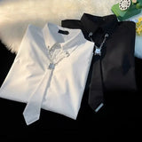 AIDASE  -  Men Clothing Shirts Men'S Trendy Brand Short Sleeve Casual Designer Clothes Men Beach Seaside Shirt Men'S Loose Fitting