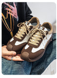 AIDASE  -  New Men Retro Color Matching German Training Shoes, Breathable Soft Bottom Lightweight Casual Sports Footwear aidase-shop