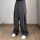 AIDASE  -  Casual Men's Summer Thin Lyocell Ice Sensation Seershawn Wide Leg Loose Fit Straight Pants Comfortable Breathable Trousers aidase-shop
