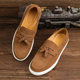 AIDASE  -  Men Business Vulcanized Shoes American-style Casual Comfortable Breathable Fashionable Sneakers Driving Travel Shoes Men aidase-shop
