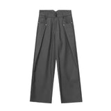 AIDASE  -  Casual Men's Summer Thin Lyocell Ice Sensation Seershawn Wide Leg Loose Fit Straight Pants Comfortable Breathable Trousers aidase-shop