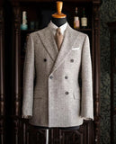 Aidase Men Suits for Man Herringbone Regular fit Groom Wedding Formal Jacket Tweed Wool Blend blazer aidase-shop