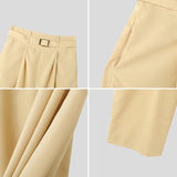 AIDASE  -  2025 American Style Trousers Fashion Men Deconstruct High Waisted Pants Casual Streetwear Loose Wide Leg Pantalons S-5XL aidase-shop