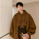 AIDASE  -  Trendy Printed Hoodie Casual Sweatshirt Street Unisex Long Sleeve Round Neck Multi-coloured Top aidase-shop