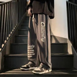 AIDASE  -  Summer Thin Trendy Pants Printed High Street Fashion Straight Pants Autumn Winter Plus Velvet Versatile Loose Casual Pants Chic aidase-shop