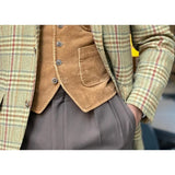 Aidase Fashion Winter Wedding Suits For Men Woolen Groom Wear Slim Fit Notch Lapel Tuxedos Business Office 2 Pcs Jacket Pants aidase-shop