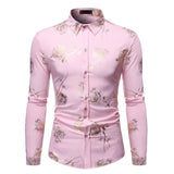 AIDASE  -  New Casual and Stylish Long-Sleeve Shirt Jacket Men's Long-Sleeve Shirt Trendy Printed Top aidase-shop