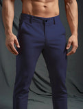 AIDASE  -  Men's Slim Fit Chino Pants Stretch Casual Trousers Flat Front Straight Leg Pants for Business Daily Wear aidase-shop