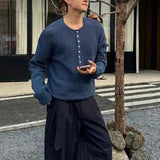 AIDASE  -  Winter New Male Solid Color Long Sleeve Hollow-Out Sweater American Retro Fashion Trend Street Casual Loose Niche Men's Top aidase-shop