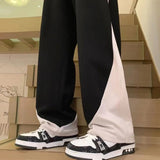 AIDASE  -  American High Street Pants Men Summer Loose Oversized Trousers Casual Versatile Niche High-end Design Wide Leg Straight Pants aidase-shop